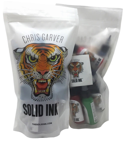 Solid Ink: Chris Garver Set - Twelve 1oz Bottles
