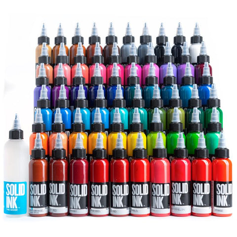 Solid Ink: 60 Color Set - Sixty Two-Ounce Bottles